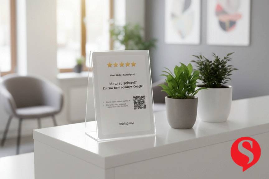 Do zbierania opinii od klientów do Profilu Firmy można wykorzystać kod QR