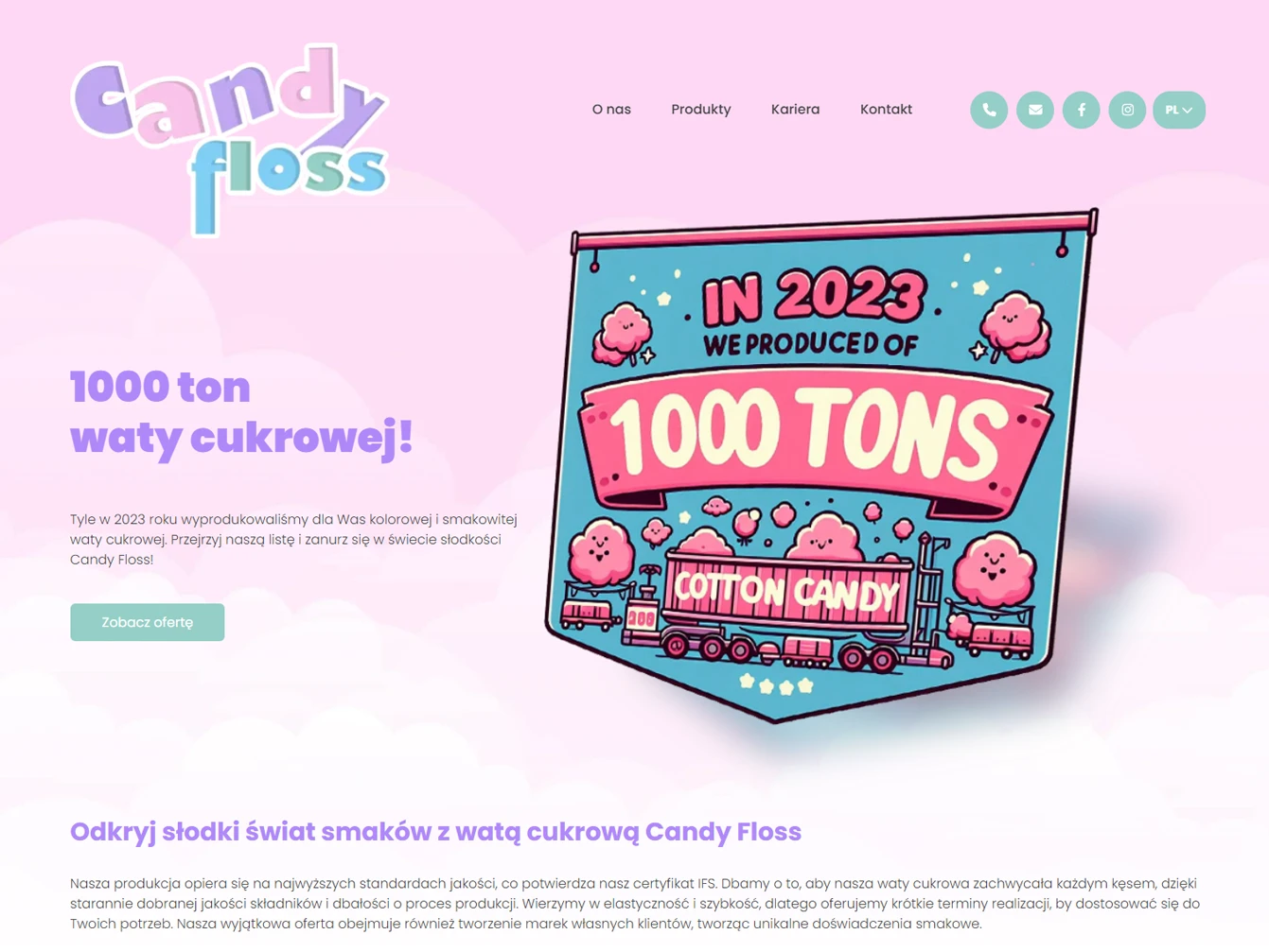 Candy Floss - Strona www