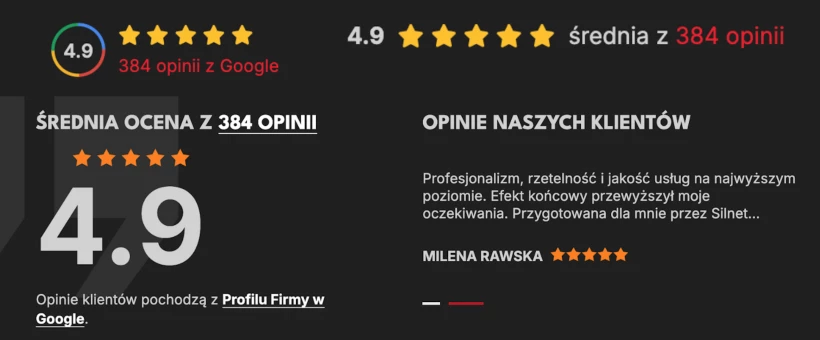 Nowe możliwości prezentacji opinii z wizytówki Google